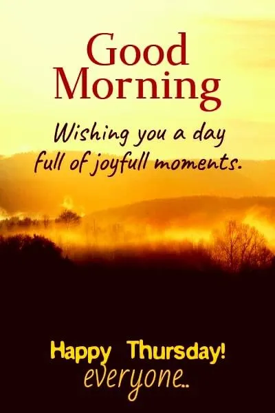 Good Morning Thursday Images